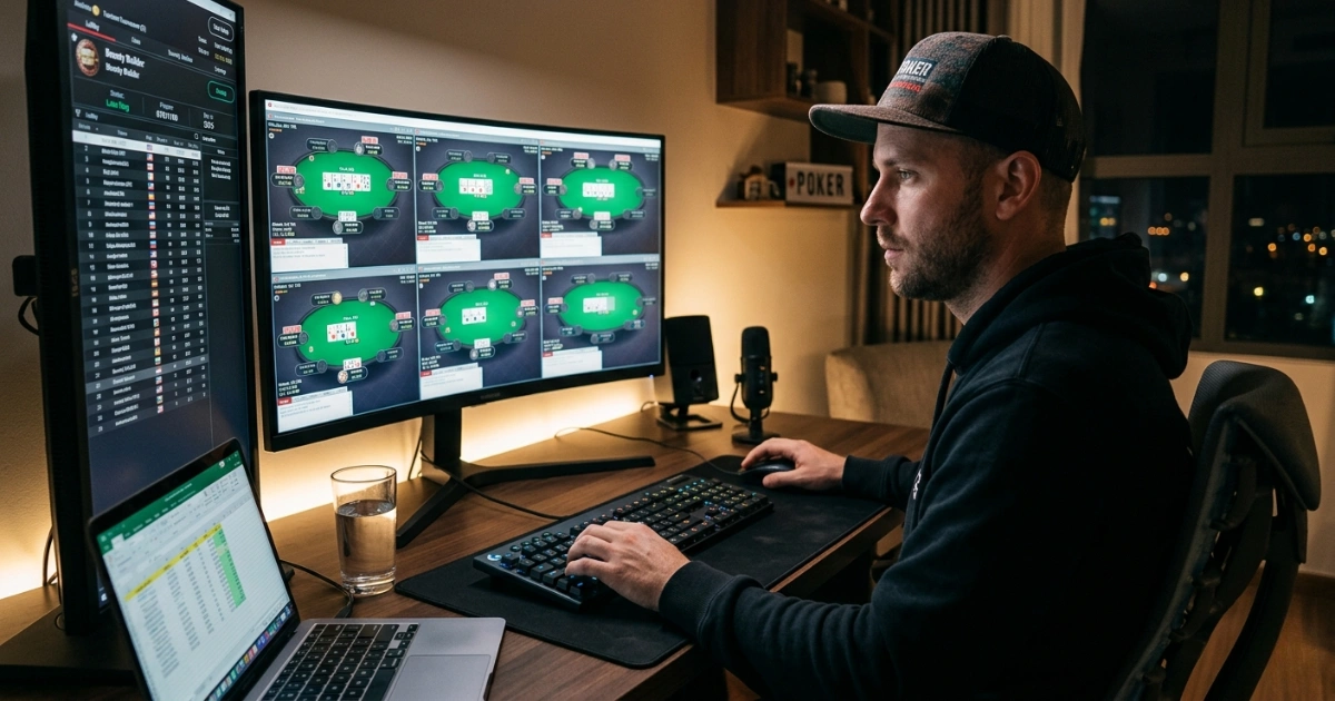Tournament Selection in Online MTT Poker - Man Grinding MTTs